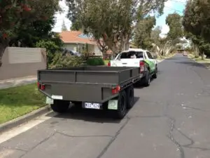 9x7 Tandem Flat Top Off Road , 2000kg ATM