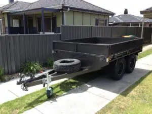 9x7 Tandem Flat Top Off Road , 2000kg ATM