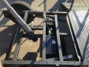 Lawn Mower 7x5 Single Axle Box Trailer Hydraulic Tipper