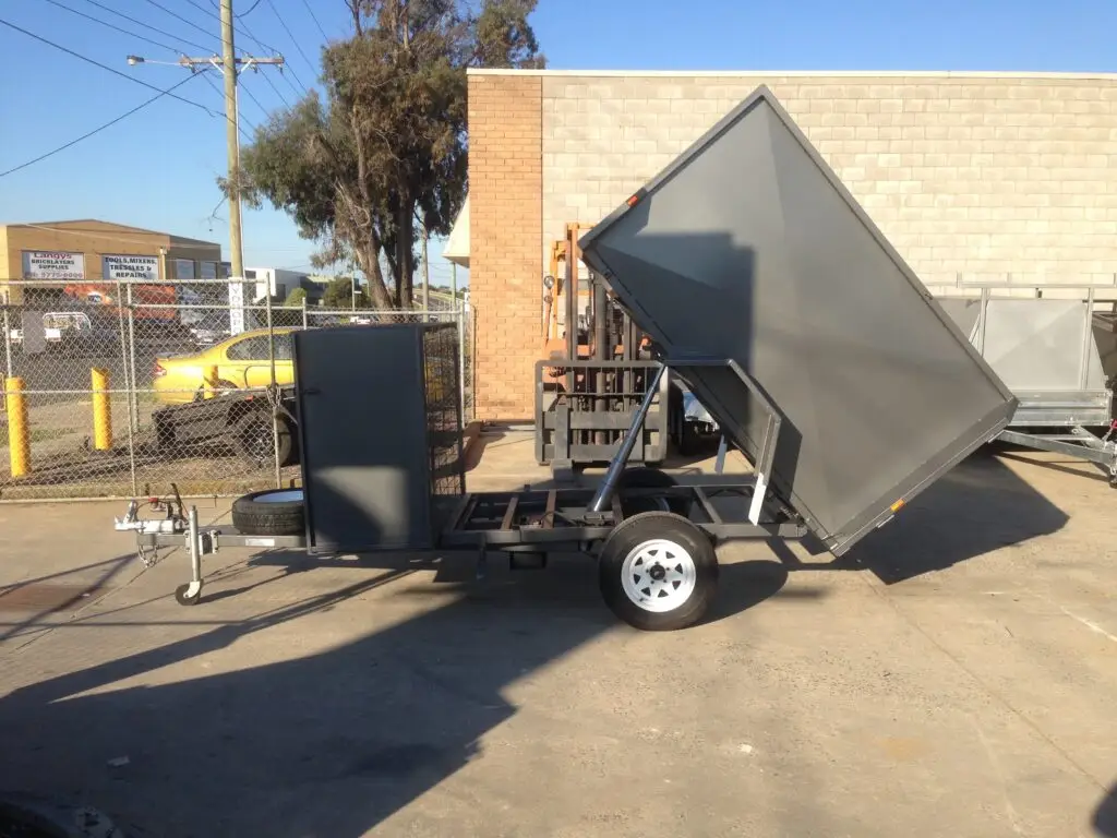 7×5 Single Axle Lawn Mower Trailer