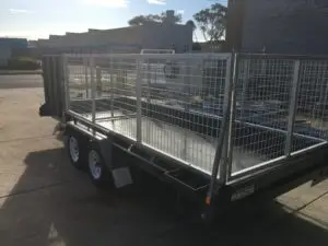 16x6 Lawn Mowing Tandem Trailer Cage trailer Australian Made Ramp
