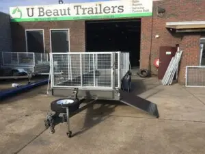 16x6 Lawn Mowing Tandem Trailer Cage trailer Australian Made Ramp