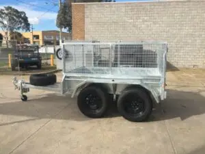 8x5 Tandem Trailer Off Road Heavy Duty 400mm Deep Side 2000kg ATM Australian made
