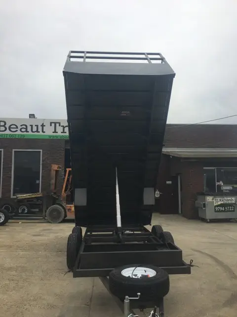 16x8 Flat Top Hydraulic Tipper Tandem With Truck Gates, 3500kg ATM 3.5 Ton