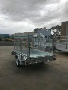 8×5 Single Axle Trailer 1500kg Galvanised Braked Heavy Duty