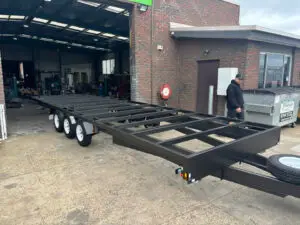 6000x2440mm Tri-axle Tiny House trailer 4500kg ATM