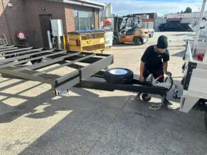 6000x2440mm Tri-axle Tiny House trailer 4500kg ATM